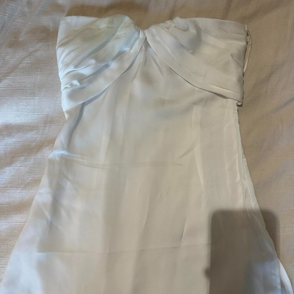 Princess Polly, Irena Strapless Mini Dress, Size 4, White